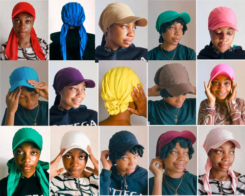 Face Scarf 10-in-1 Bundle - Premium Head Wraps for Women | Baseball cap