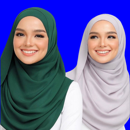 PLAIN CHIFFON SCARF