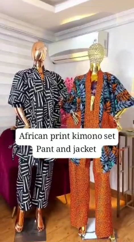 ANKARA KIMONO 2PCS SET
