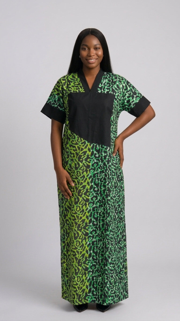 ELEGANT ANKARA BUBU GOWN
