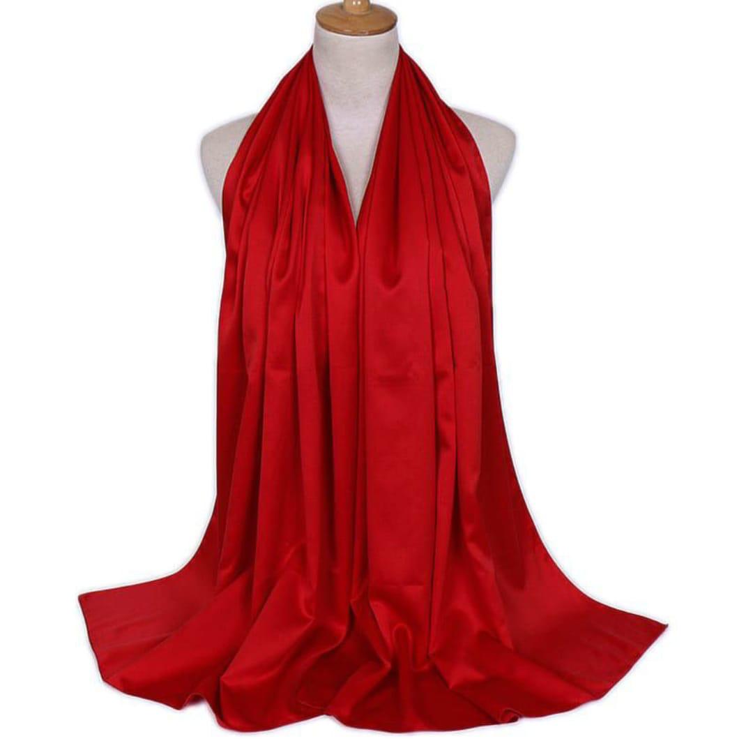 RECTANGLE  SILK PLAIN SCARF
